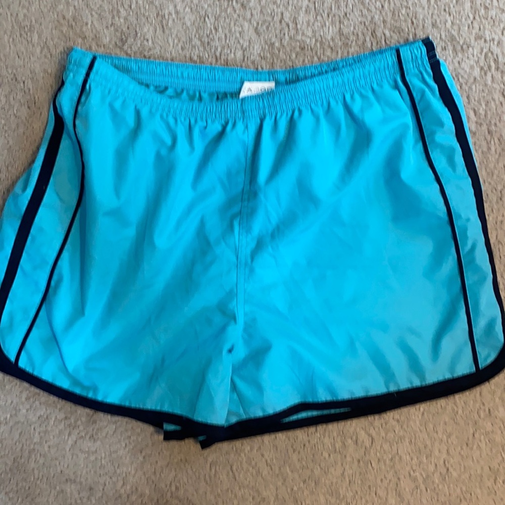 Puma teal running shorts M